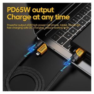 Alternative view of Cable USB tipo C 4 en 1  con conector doble de carga rápida PD de 65 W - Jumia