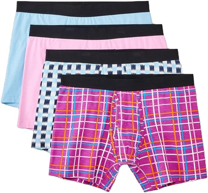 Paquete de 4 calzoncillos tipo bóxer para hombre talla XS marca ...