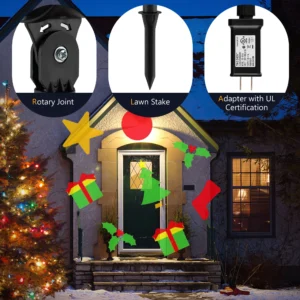 Alternative view of Proyector LED navideño para patio marca Costway