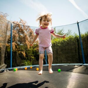 Alternative view of Red / Malla de seguridad para trampolín de 14 pies marca Costway