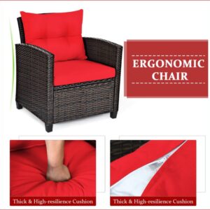 Alternative view of Par de sillas con reposabrazos para patio con mesita a juego marca PATIOJOY