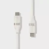Cable de carga rápida USB-C a USB-C de 6' de silicona - Heyday