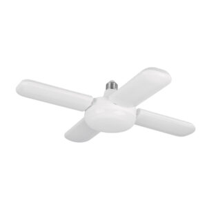 Lámpara LED de 40W tipo ventilador de 4 aspas ajustables marca Volteck