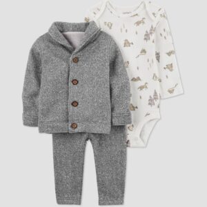 Conjunto para bebé talla recién nacido de 3 piezas