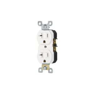 Contacto con 2 enchufes, color blanco - Marca Volteck
