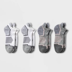 Paquete de 4 pares de calcetines deportivos talla 4/10