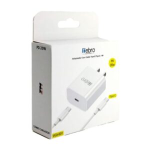 Alternative view of Cargador: Cuadro y cable de 1 metro, tipo C a tipo C - Marca Nebro