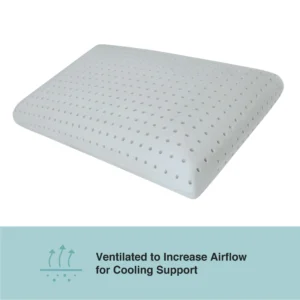 Alternative view of Almohada transpirable de memory foam tamaño Queen/Estándar color blanco -Allswell