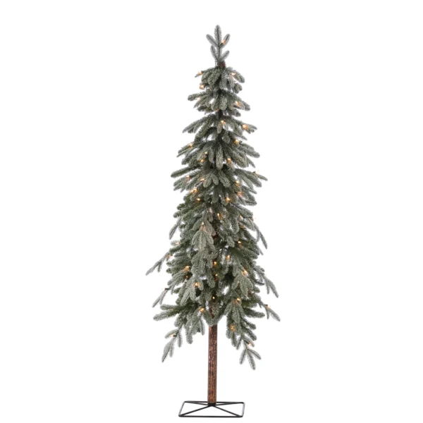 Arbol navideño preiluminado Sterling de 6 ft nevado marca House Of Holiday