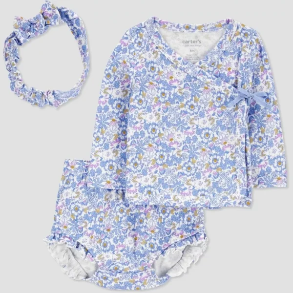Conjunto de ropa para bebé de 3 piezas talla 6 meses - Carter's