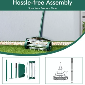 Alternative view of Aireador de césped de 18 pulgadas para jardinería