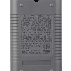 Alternative view of Multímetro analógico  AC/DC 300V CAT II - Commercial Electric