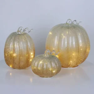 Alternative view of Decoración de 3 calabazas preiluminadas para exterior marca Member's Mark