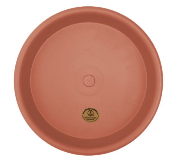 Base Universal para macetas de 18 cm de diámetro color barro