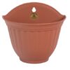 Maceta para pared de 23 cm color barro