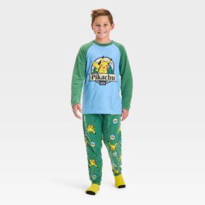 Conjunto de pijama para niño talla 8-10 de 3 piezas de Pokemón