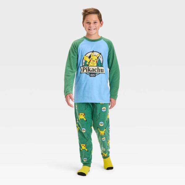 Conjunto de pijama para niño talla 8-10 de 3 piezas de Pokemón