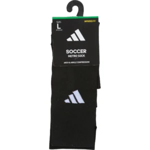 Calcetines para soccer color negro talla L 10/13 marca Adidas