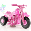 Motocicleta electrica de burbujas para niños color rosa