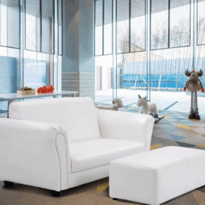 Alternative view of Juego de sala para niños con Reposabrazos color blanco - Costway