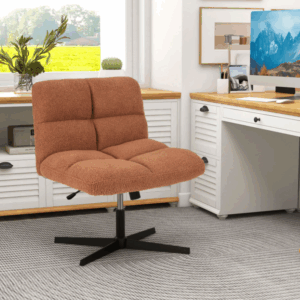 Alternative view of Silla de oficina ajustable, color cafe