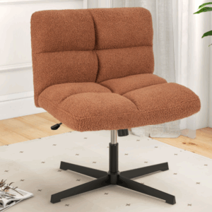 Silla de oficina ajustable, color cafe