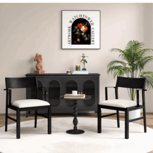 Alternative view of Par de sillas de comedor modernas