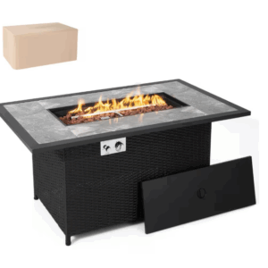 Mesa de patio con fogon incluido de 52"