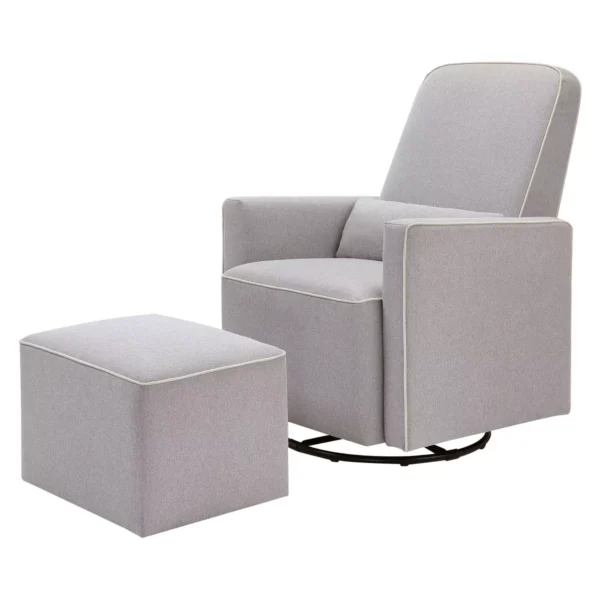 Sillon reclianble y giratorio con reposapies marca DaVinci