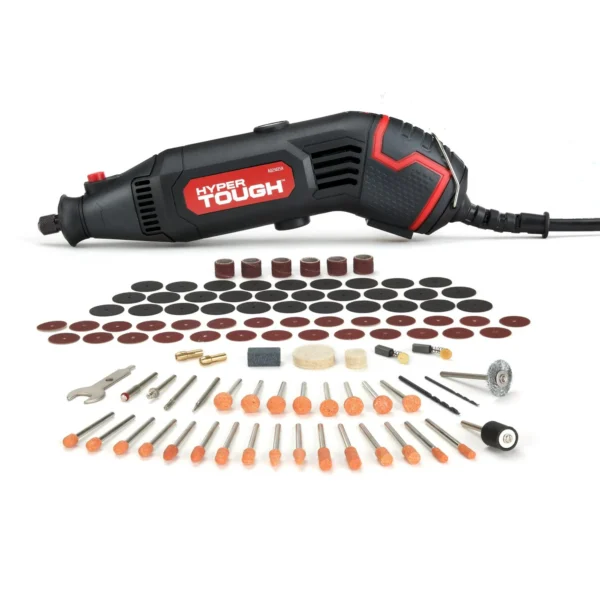 Kit de Herramienta Giratoria (Dremel) con accesorios marca Hyper Tough