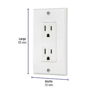 Alternative view of Placa armada de contacto con 2 entradas marca Volteck