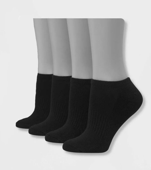 Paquete de 4 pares de calcetines deportivos para Mujer, tallas 5-9 -Hanes