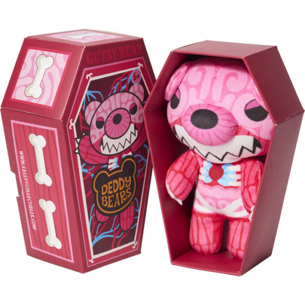 Oso Gutsy en Ataúd de peluche de 5" - Deddy Bears