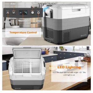 Alternative view of Nevera/Hielera portátil eléctrica de 70qt color blanco- Costway