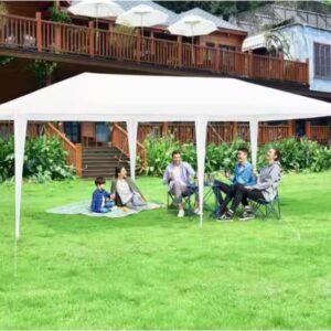 Alternative view of Carpa blanca de 4 paredes de 10x8.5x20 pies para bodas y eventos - Costway
