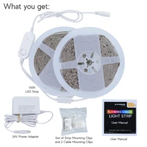 Alternative view of Tiras de luces LED inalámbricas (100 Pies) multicolor - Xtreme Lit