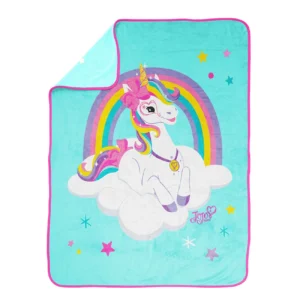 Alternative view of Cobija con diseño de Unicornio en Arcoiris de 40 x 50 pulgadas - Jojo Siwa