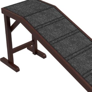 Alternative view of Rampa para mascotas pequeñas (74 x 16 x 25 in) - PawHut