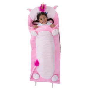 Bolsa de dormir para niños con diseño de unicornio rosa -Bixbee