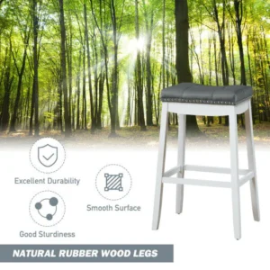 Alternative view of Juego de 2 bancos/taburetes de 29 pulgadas - Costway