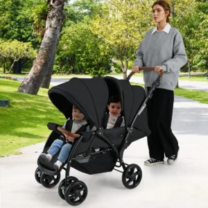 Alternative view of Carriola doble plegable para bebés marca Infans