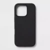 Funda de silicona negra con MagSafe para Apple iPhone 16 Pro - heyday