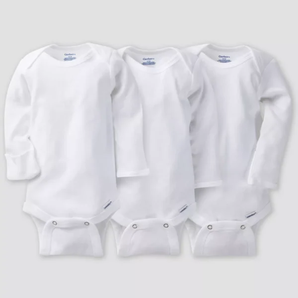 Paquete de 3 bodys para bebé talla recién nacido marca Carter's Just One