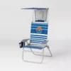 Silla de playa con cubresol y portavasos marca Ocean Zero