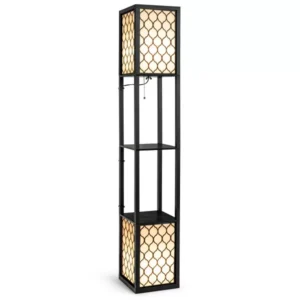 Alternative view of Lámpara de pie moderna de 2 niveles marca Tangkula