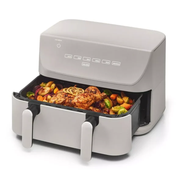 Freidora de aire de doble canasta 10 Qt marca CRUXGG