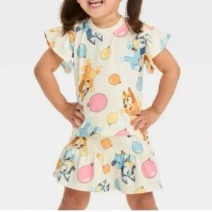 Conjunto de falda y top de bluey, talla 2 - Marca Bluey
