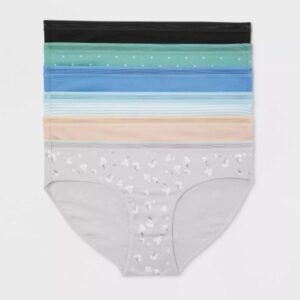 Paquete de 6 calzones de bikini para mujer, talla M - Marca Auden