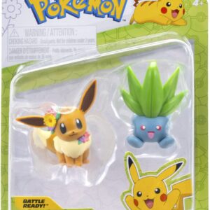 Alternative view of Par de juguetes de Eevee & Oddish - Pokemón