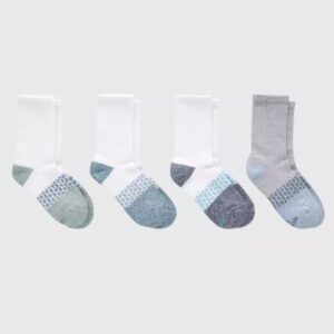 Alternative view of Paquete de 4 pares de calcetines deportivos para niño, color blanco - Marca Hanes